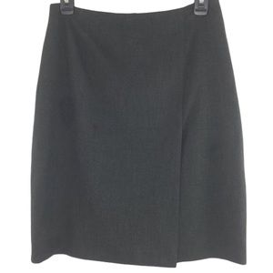 Brooks Brothers Charcoal Wool Skirt